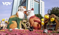 Nguyen Hue Flower Street opens for Tet