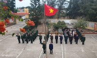 Border, island areas welcome Lunar New Year with solemn flag salute ceremony 