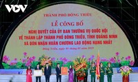 Dong Trieu township becomes Quang Ninh province’s fifth city