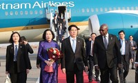 President Luong Cuong arrives in Luanda for state visit to Angola
