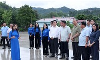 ประธานประเทศเยือนเขตโบราณสถานประวัติศาสตร์แห่งชาติ หน่าตู