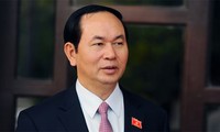 President Tran Dai Quang receives outgoing Belarusian ambassador 