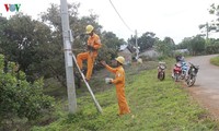 色灯村用上电后，生活面貌日新月异