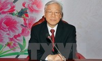 KPV-Generalsekretär Nguyen Phu Trong telefoniert mit seinem chinesischen Amtskollegen Xi Jinping