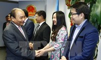 Internationale Medien berichten positiv über USA-Besuch von Premierminister Nguyen Xuan Phuc