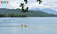 Kajakrennen im Phu Ninh-See