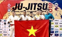 Vietnam erringt eine Goldmedaille in Kampfsportart Ju-Jitsu in Thailand