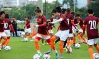 Die vietnamesische Frauenfußballmannschaft der U19 nimmt an der Finalrunde der Asienmeisterschaft in Thailand teil