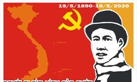 Ergebnisse des Wettbewerbs der Plakatmalerei über Präsident Ho Chi Minh