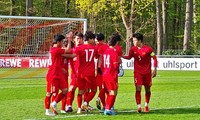 Vietnamesische Fußballauswahl der U17 siegt zum 2. Mal hintereinander in Deutschland