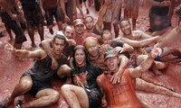 The Tomatina Tomato-throwing Festival of the Spanish  