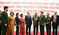 Evalúan búsqueda y repatriación de mártires vietnamitas en Laos y Camboya