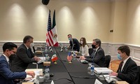 Cancilleres de México y Estados Unidos debaten las causas estructurales de la crisis migratoria