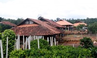 La aldea cultural de la comunidad étnica de Nung An en las Tierras Altas Centrales