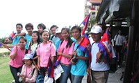 Encuentro de intercambio entre jóvenes vietnamitas y camboyanos