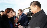 Chinese President visits Switzerland