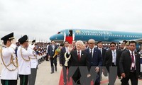 Nguyen Phu Trong entame sa visite officielle au Cambodge