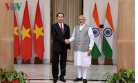 Entretien entre le président vietnamien et le Premier ministre indien