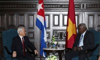 Nguyên Phu Trong rencontre le président de l'Assemblée nationale cubaine 