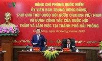 Phùng Quôc Hiên en déplacement à Hai Phong