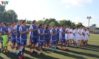 Une équipe de football un peu particulière