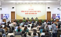 Conférence de presse sur la 8e session de l’Assemblée nationale, 14e législature