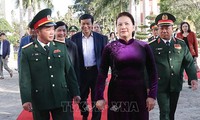 Nguyên Thi Kim Ngân présente ses vœux de Têt au commandement militaire de Dak Lak