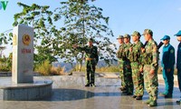 Le symbole de la solidarité Vietnam-Laos-Cambodge