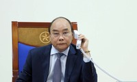 Entretien téléphonique Nguyên Xuân Phuc-Abe Shinzo