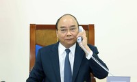 Entretien téléphonique Nguyên Xuân Phuc-Angela Merkel