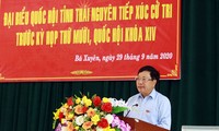 Pham Binh Minh rencontre les électeurs de Thai Nguyên