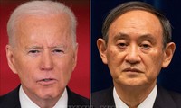 Joe Biden et Suga Yoshihide montrent leur unité