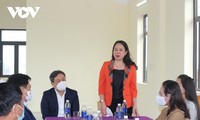 Vo Thi Anh Xuân en déplacement dans la province de Quang Binh