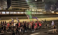 Israël: Les manifestants mobilisés en masse contre la réforme judiciaire à la veille d’un vote crucial