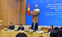 Trân Luu Quang rencontre des étudiants vietnamiens et japonais