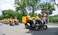 Hà Nội: Bưu điện "phủ kín" xe xanh giao hàng tới toàn bộ phường, xã