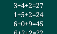 Bạn có đủ thông minh để giải câu đố Toán học 'ngược đời' này?
