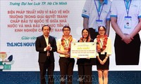 Trao giải thưởng Sinh viên nghiên cứu khoa học Euréka