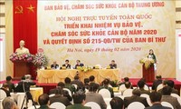 Triển khai nhiệm vụ bảo vệ, chăm sóc sức khỏe cán bộ năm 2020