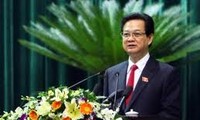 Perdana Menteri Nguyen Tan Dung  menghadiri upacara meresmikan  proyek besar di propinsi Ca Mau