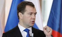 Presiden Rusia Dmitry Medvedev mengungkapkan masalah aktual yang panas Tanah Air