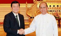 Presiden Vietnam Truong Tan Sang mengakhiri kunjungan di Myanmar