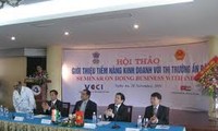 Lokakarya tentang potensi perdagangan dan investasi Vietnam-India.