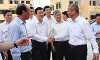 Presiden Truong Tan Sang berkunjung di propinsi Thua Thien Hue