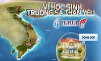 Diaspora Vietnam  memberikan uang kepada dana “ Demi Truong Sa yang tercinta"