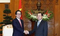 Deputi PM Vietnam Vu Van Ninh  menerima Presiden merangkap  Direktor Jenderal Badan Promosi Dagang Jepang