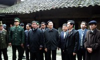 Presiden Vietnam, TruongTan Sang mengunjungi dan memeriksa garis perbatasan Lang Son