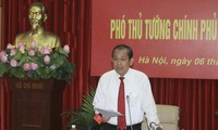 Deputi  PM Truong Hoa Binh melakukan temu kerja dengan Kementerian Dalam Negeri