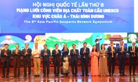 Ouverture du 8e symposium du réseau des géoparcs d'Asie-Pacifique à Cao Bang