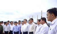 Tô Lâm inspecte le futur chantier de la centrale nucléaire de Ninh Thuân 1